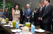 Sweden's King Carl XVI Gustaf visits Singapore