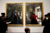 Presentation of Annie Leibovitz portraits of Spain's King Felipe and Queen Letizia, in Madrid