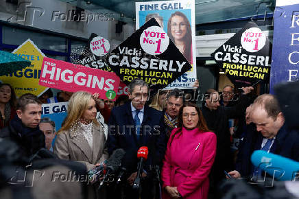 Ireland's Taoiseach Simon Harris wraps up election campaign