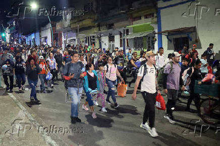 La primera caravana migrante del ao parte de la frontera sur de Mxico