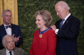 US President Biden awards the Presidential Medal of Freedom at the White House