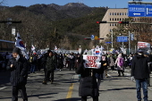 Supporters of impeached President Yoon protest against his arrest