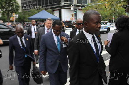 Alguns chefes de Estado chegam para a 79 Assembleia Geral da ONU em Nova York.