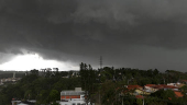 Ceu fechado e chuva em so paulo