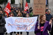 Nationwide general strike in Italy against the government's budget plan