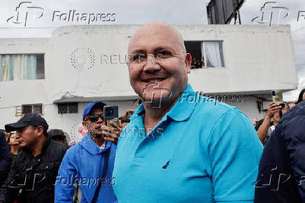 Presidential candidate Luisa Gonzalez of the Revolucion Ciudadana party launches her campaign for the February 2025 election, in Quito