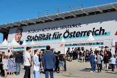 People's Party (OEVP) election campaign kick-off in Vienna