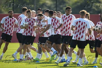 El Girona FC prepara su partido ante el Pars Saint-Germain