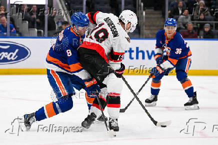 NHL: Ottawa Senators at New York Islanders