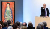 Painting by Austrian artist Gustav Klimt at auction in Vienna