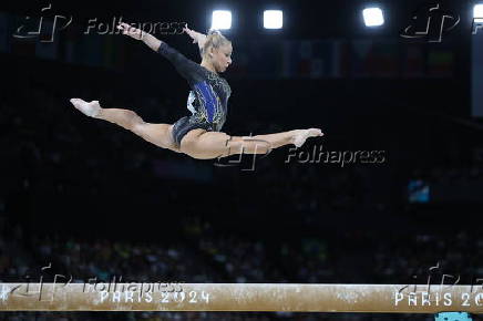 Flavia Saraiva no qualificatrio da ginstica artstica em Paris