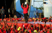 Mozambique opposition party Frelimo holds final rally ahead of election