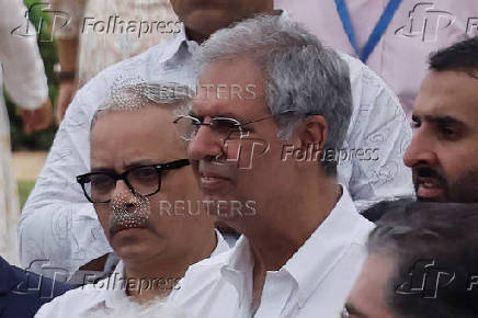 Noel Tata, the half-brother of former chairman of Tata Group Ratan Tata, arrives to attend the final viewing of Tata, in Mumbai