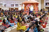 Diwali celebrations at Neasden Temple in London