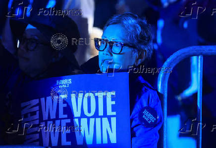 Democratic presidential nominee U.S. Vice President Kamala Harris campaigns in North Las Vegas