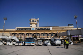 First flight to Aleppo International Airport after the ousting of Syria's Bashar al-Assad