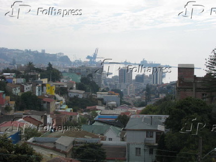 Vista de Valparaso, cidade histrica