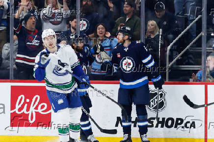 NHL: Vancouver Canucks at Winnipeg Jets
