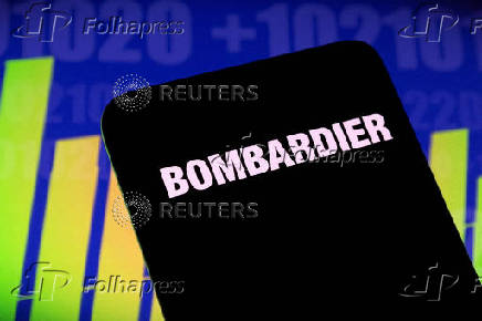FILE PHOTO: Illustration shows Bombardier logo