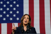 Democratic presidential nominee and U.S. VP Kamala Harris travels to Michigan