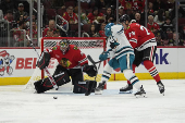 NHL: San Jose Sharks at Chicago Blackhawks