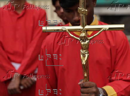 Feast of Christ prayer in Kolkata, India