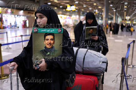 Displaced Lebanese, who had fled to Iraq, prepare to head back home after a ceasefire between Israel and the Lebanese armed group Hezbollah took effect, in Najaf