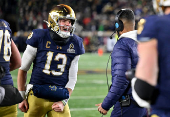 NCAA Football: CFP National Playoff First Round-Indiana at Notre Dame