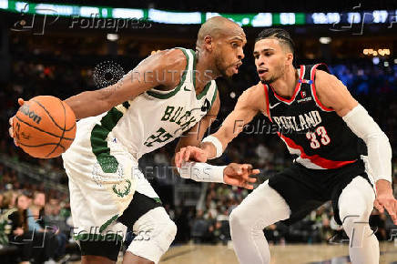 NBA: Portland Trail Blazers at Milwaukee Bucks