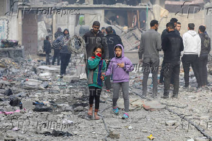 Aftermath of an Israeli strike on a house in Gaza City