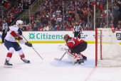 NHL: Florida Panthers at New Jersey Devils