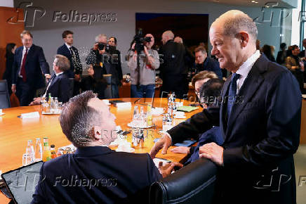 Weekly German cabinet meeting in Berlin