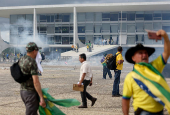 Bolsonaristas invadem o Palcio do Planalto durante os ataques golpistas 
