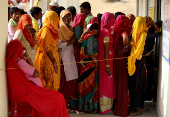 Voting in the first phase of India's general election