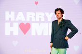 Fans meet new Harry Styles wax figure at London's Madame Tussauds