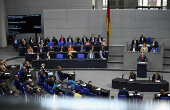 Germany's lower house of parliament, the Bundestag discusses the 2025 budget