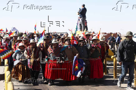 Evo Morales encabeza cuarto da de movilizacin y dice que no se reunir con Gobierno Arce