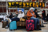 Train cancellations due to Storm Bert in London