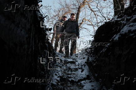 Ukrainian forces conduct aerial reconnaissance near the frontline in eastern Ukraine