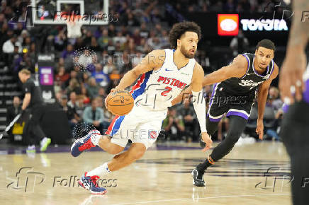 NBA: Detroit Pistons at Sacramento Kings