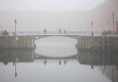 Heavy fog covers much of Britain