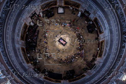 Former President Jimmy Carter lies in state in US Capitol