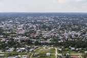 Vista area da cidade de Tabatinga (AM)