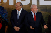 Alckmin e Lula, no Planalto