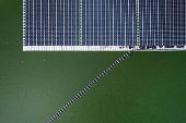 Instalada na represa Billings, a Araucria  a maior usina de energia solar flutuante