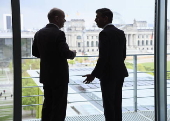 British Prime Minister Rishi Sunak visits Berlin