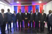 Los miembros del Consejo Presidencial de Transicin de Hait juran su cargo