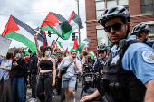 Police break up pro-Palestinian encampment at DePaul University in Chicago
