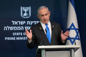 FILE PHOTO: Israeli Prime Minister Benjamin Netanyahu attends apress conference in Jerusalem