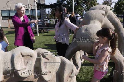 Senator Elizabeth Warren tours Head Start School